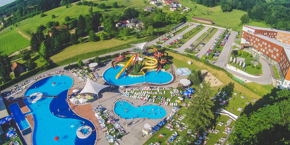 Apartmány s aquaparkom, termálnymi bazénmi a polpenziou