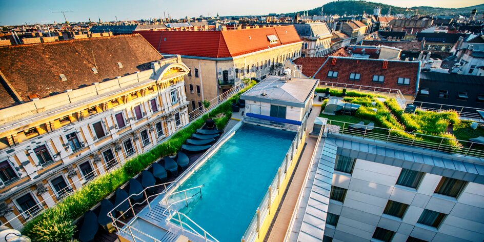 Luxusný hotel v centre Budapešti s neobmedzeným wellness