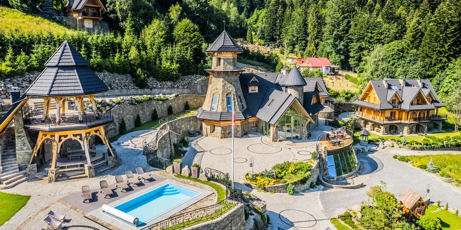 Poľské Beskydy: eko hotel s raňajkami, vírivkou a saunou