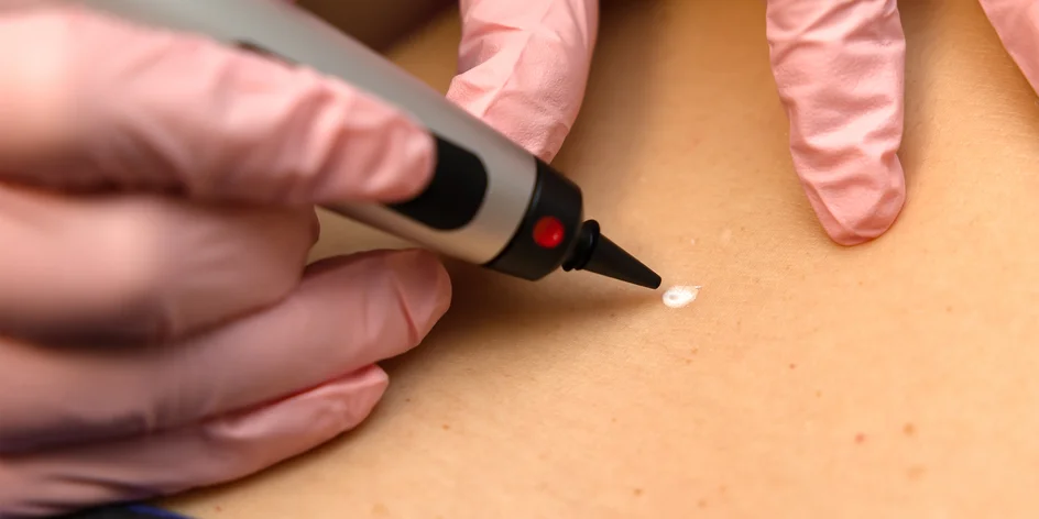 Nechirurgické odstránenie kožných výrastkov