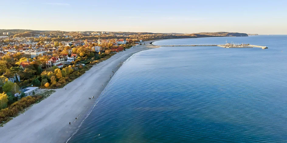Aqua House pri pláži v Sopote s raňajkami