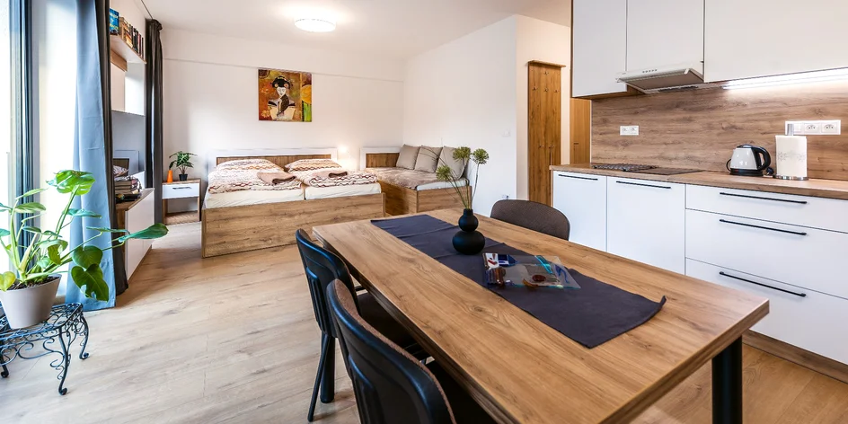 Moderné apartmány a wellness na skok od aquaparku