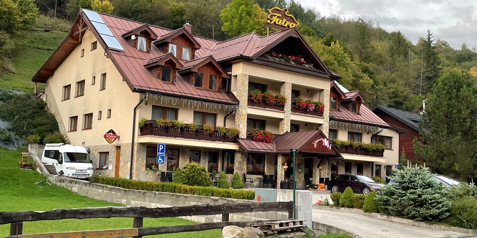 Rodinný hotel v Terchovej: na skok od Jánošíkových dier aj Vrátnej doliny