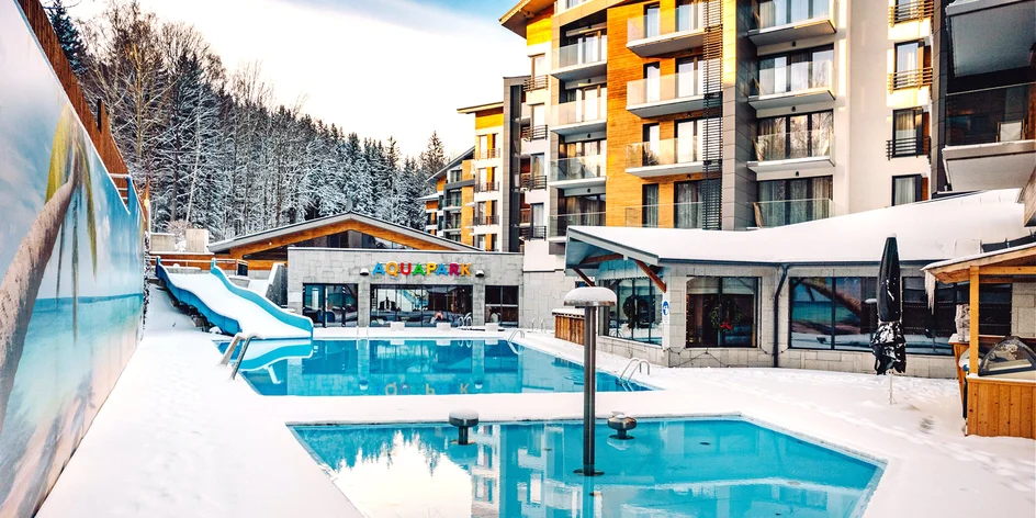 Resort v poľských Krkonošiach: aquapark aj wellness
