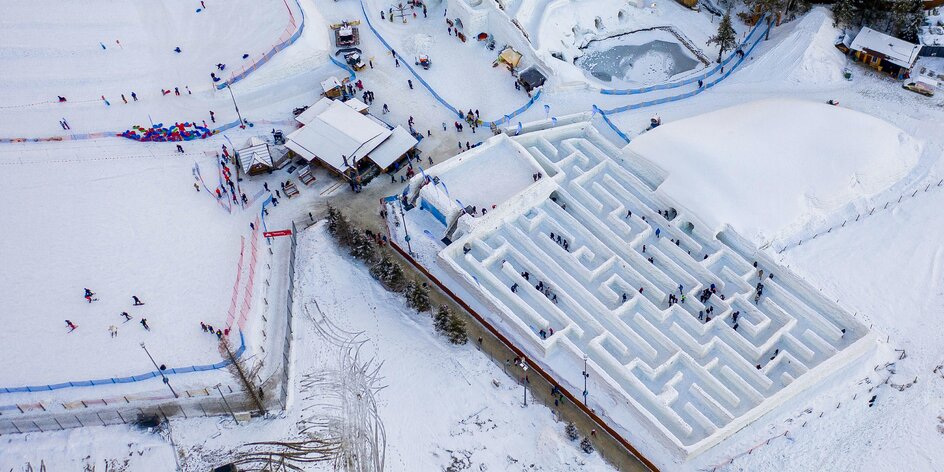 Najväčší snehový labyrint Snowlandia v Zakopanom je znovu otvorený! Už ste ho navštívili?