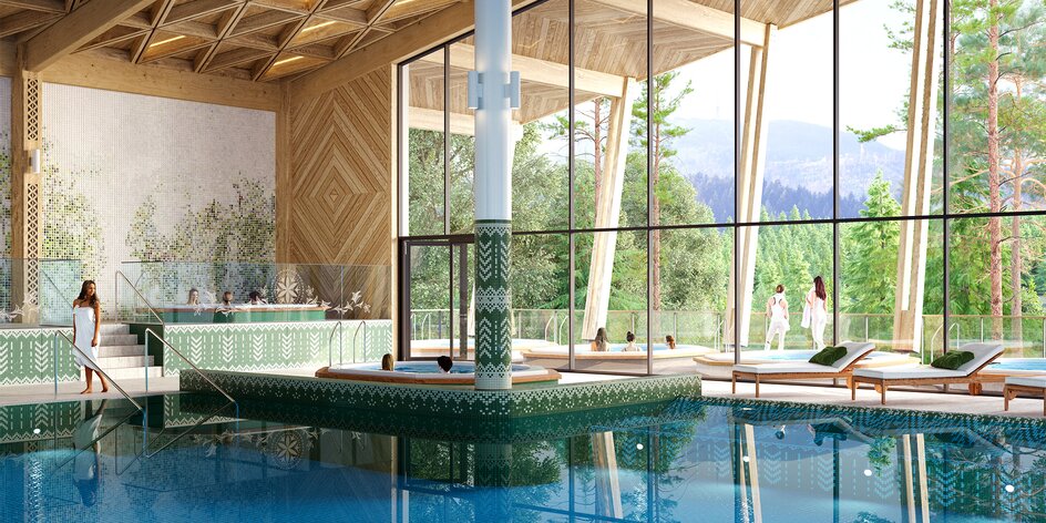 Úplne nový spa hotel: luxusný vodný svet aj lyžovanie