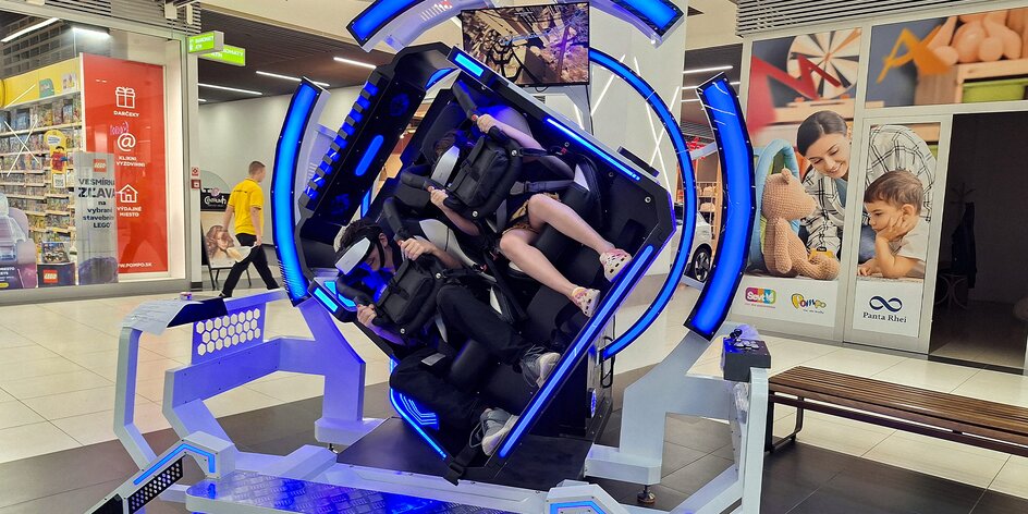 Virtuálna realita s 360° rotáciou v Roller Coaster simulátore