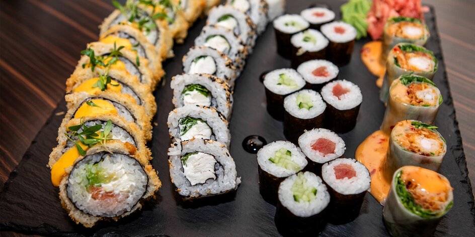 Jesenný sushi set v Sushihanil: Chrumkavá novinka, Panko salmon roll