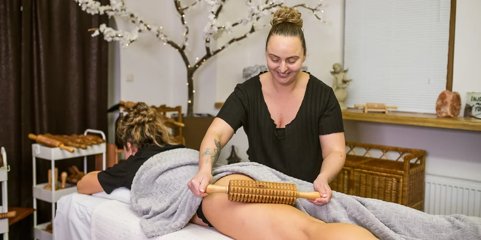 Maderoterapia tela i tváre, aj antistresová