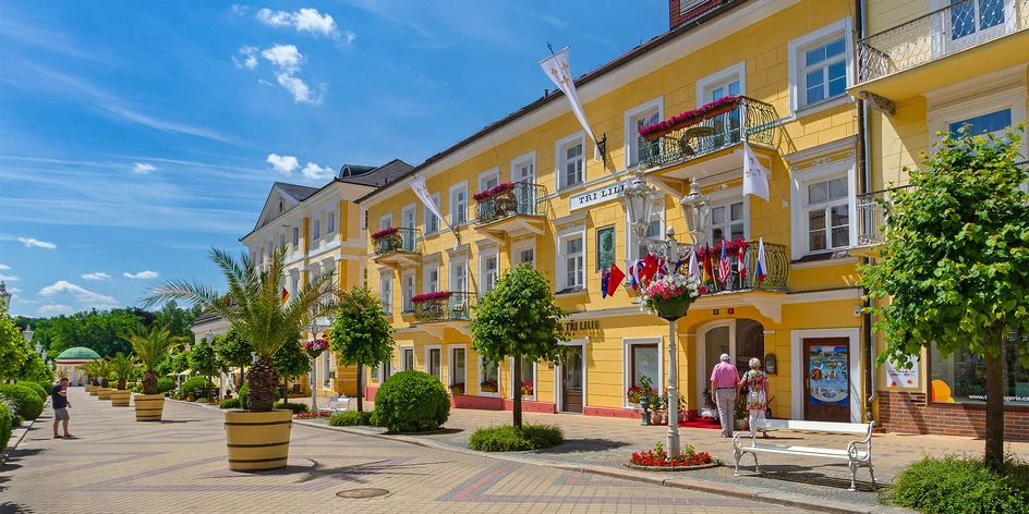 Františkovy Lázně s raňajkami a wellness