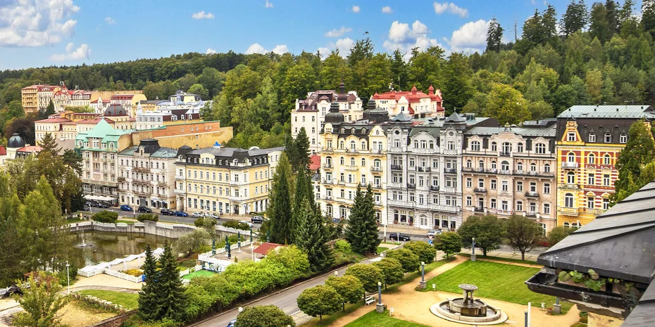 Mariánske Lázně: raňajky alebo polpenzia a wellness balíček