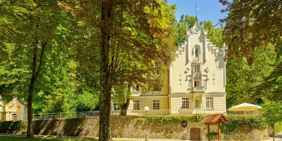 Slovinské kúpeľné mesto Dobrna: jedlo a wellness