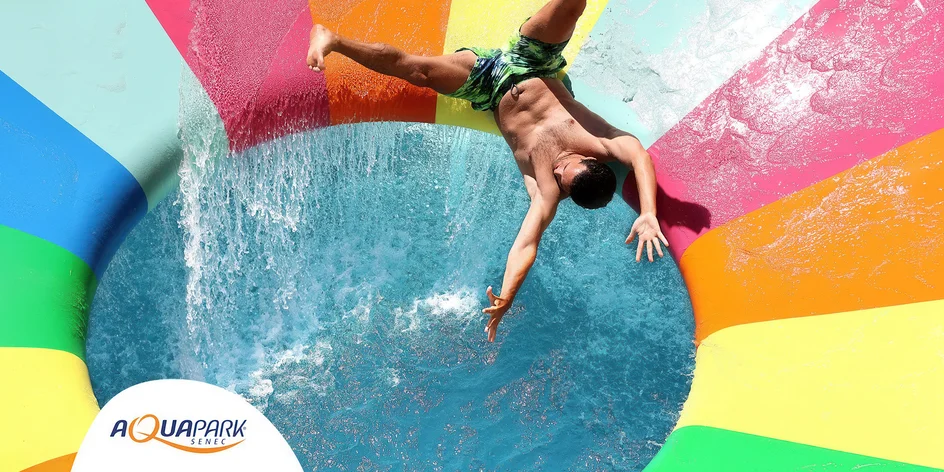 Aquapark Senec: celodenný vstup, 4€ späť v kreditoch