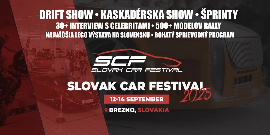 Vstupenky na Slovak Car Festival v Brezne