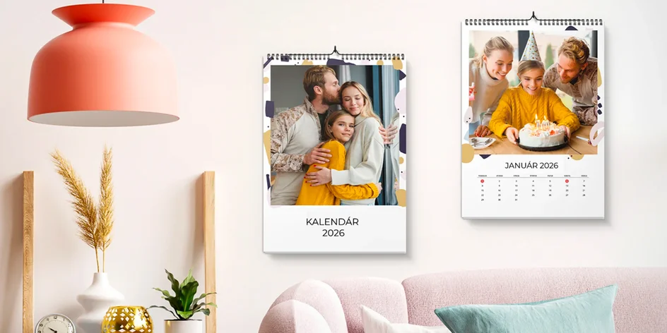 Nástenný kalendár v rozmere A3 s vašimi fotografiami