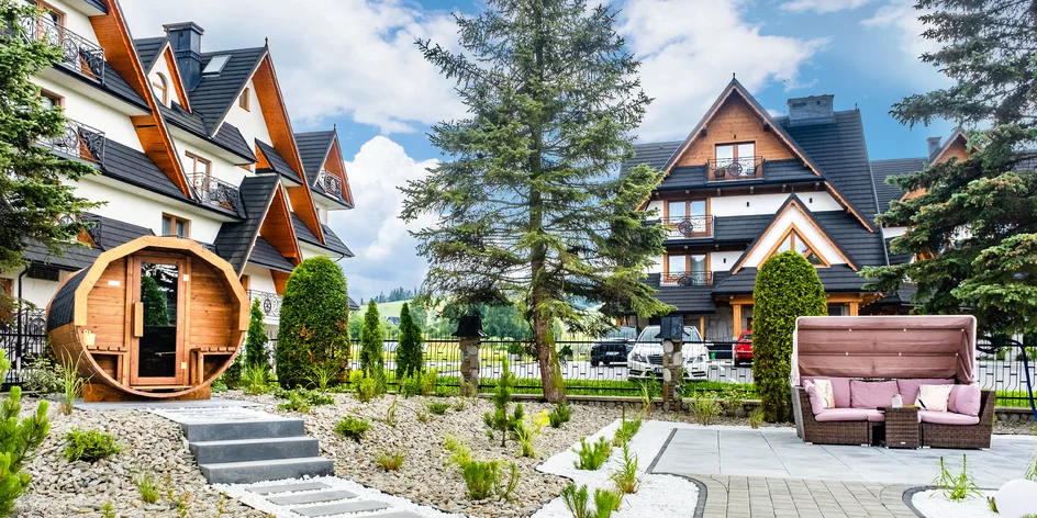 Lesné apartmány v horách na skok od aquaparku Terma Bania