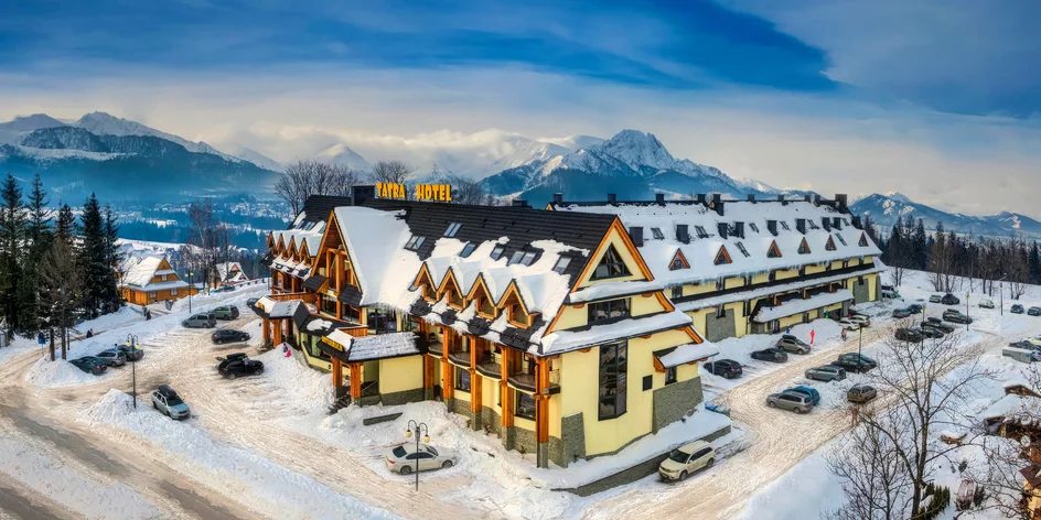Najvyššie položený hotel v Zakopanom s panoramatickými výhľadmi, stravou a wellness
