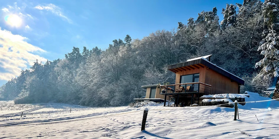 Hviezdnu noc na Spiši v domčeku so saunou s výhľadom