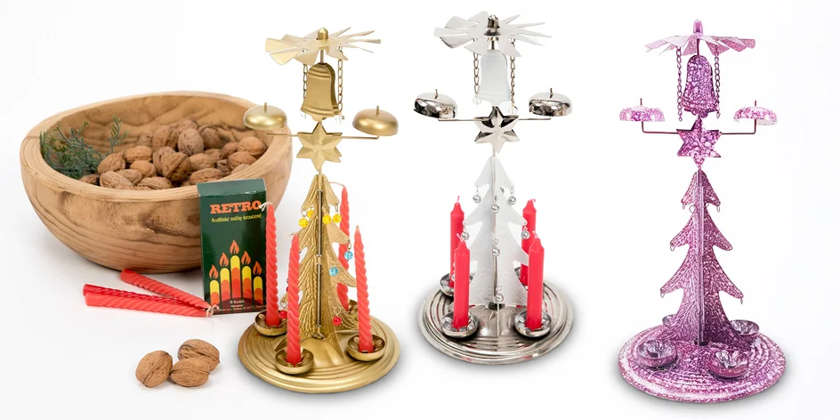 "Anjelské zvonenie" zlaté aj strieborné a k tomu sviečky