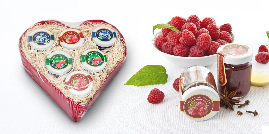 Pečené čaje z ovocia po 6 - 24 ks, 6 ks balenie v tvare srdca