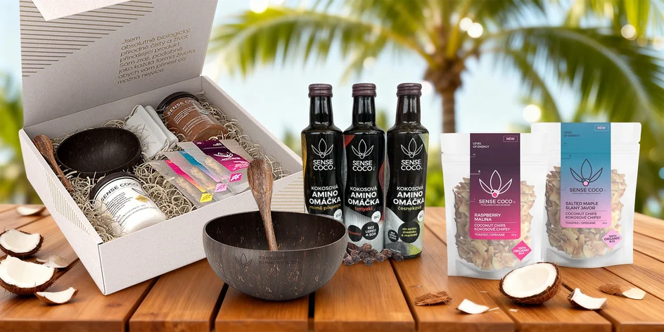 Balíky plné kokosových produktov od výmyslu sveta