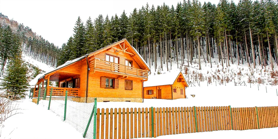 Chaty v lone prírody na Liptove