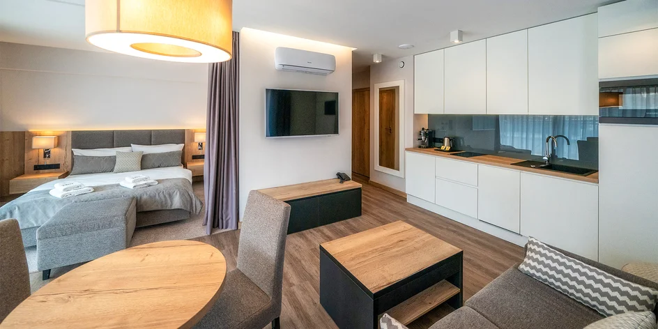 Poľské Beskydy: hotel blízko svahu, raňajky aj wellness