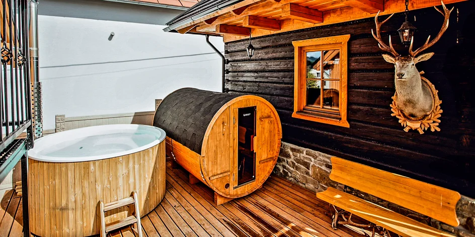 Moderná chalupa s mini wellness a veľkou záhradou na Orave