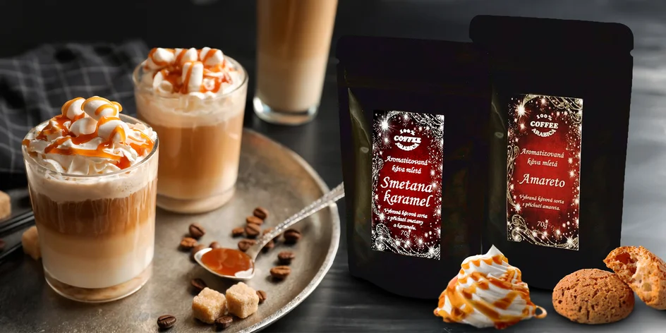 Ochutené mleté kávy: 10 zimných príchutí aj v balíkoch