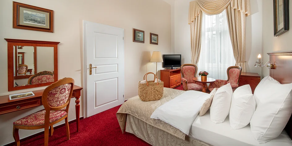 5* hotel vo Františkových Lázňach: jedlo aj wellness