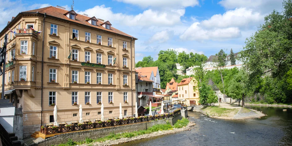 Pobyt v centre Českého Krumlova priamo pri Vltave
