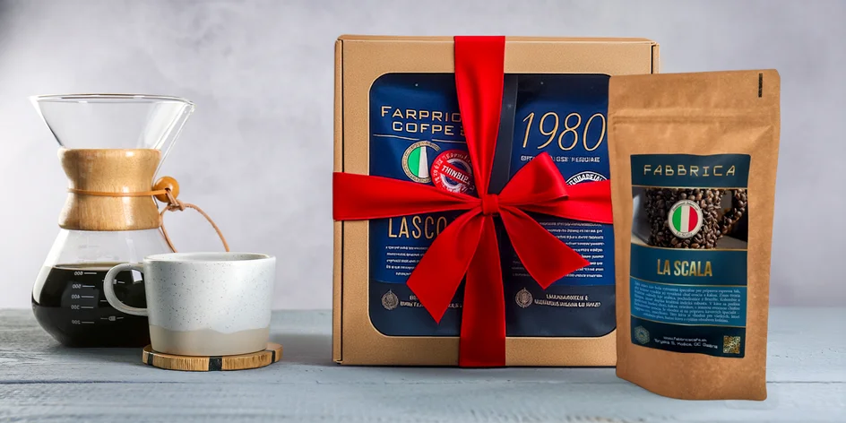 2-dielny darčekový balíček zrnkových káv: 4 druhy