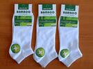 Členkové bambusové ponožky, 5 párov | Veľkosť: 38–42 | Biela