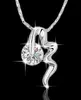 Morská vlnka s veľkým kryštálom Swarovski Elements