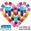 Luxusný Pasante a Vitalis balíček - 43 kondómov Pasante a Vitalis (vrátane poštovného) + darček