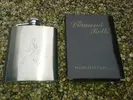 HF021 - Nerezová fľaška na alkohol - JOHNY WALKER (180ml)