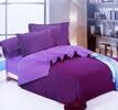 7-dielna posteľná súprava - fialová, vzor č. 4