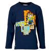 THOR 703- chlapčenské tričko s dlhým rukávom modré veľkosť 104-152