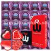 Valentínsky Durex a Wingman balíček - 36 kondómov Durex a revolučných kondómov Wingman + Pasante Hearts ako darček vrátane poštovného