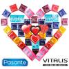 Valentínsky Pasante a Vitalis balíček - 46 kondómov Pasante a Vitalis vrátane poštovného
