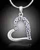 Veľké srdce s čírymi kryštálmi Swarovski Elements