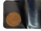 Ručne vyrobená kožená peňaženka - hnedá
