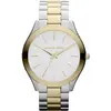 Dámske módne strieborno-zlaté hodinky Michael Kors MK3198