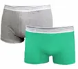 Boxerky Pierre Cardin duopack | Veľkosť: L | 1x Sivá, 1x mätová + biely lem