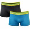 Boxerky Pierre Cardin duopack | Veľkosť: XL | 1x Námornícka modrá, 1x svetlá modrá + zelený lem