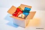 Koláčiky šťastia - 20 kusov - mix farebných obalov