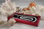 Elegantný perlový set so striebornými náušnicami
