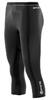 Kompresné ženské thermo nohavice 3/4 dĺžky | Veľkosť: XS | Sivo-čierna