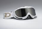Lyžiarske okuliare Deneriaz Eclipse (biela-zlatá/strieborné sklá)