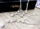 Set šperkov zdobený kryštálom Swarovski Elements | Biela
